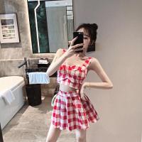 ราคา ชุดเซทเสื้อ+กระโปรงลายสก็อต☺️ (6152730616)