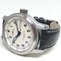 ราคา นาฬิกามือสอง Fortis B-42 auto day-date ขนาด king size 42mm หน้าปัดขาวประดับหลักเวลาอารบิค บอกวันและวันที่ตำแหน่ง (4442405280)