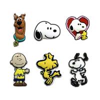 ราคา CROCS Jibbitz เข็มกลัด PVC ลายการ์ตูนสุนัข สําหรับตกแต่งรองเท้า FZL101 (18370649616)