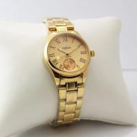 ราคา Debor นาฬิกาข้อมือผู้หญิงสีทอง สายสแตนเลสสีทอง -Gold (16923428403)