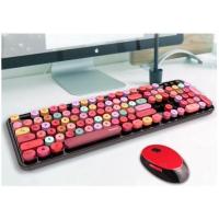 ราคา แป้นไทย! MOFii SWEET 2.4Ghz Wireless Keyboard And Mouse Set USB Optical Mouse And Keyboard Combos For PC Laptop (13918429359)