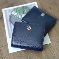 ราคา Tory Burch Emerson Embossed Lizard Mini Wallet Coin Purse 78368 (8621168182)
