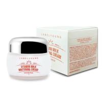 ราคา ครีมหน้าสด LABEL YOUNG Vitamin milk whitening cream 55g. (18212386912)
