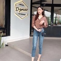 ราคา กางเกงยีนส์ ขาดเข่าข้างเดียว (3418748700)