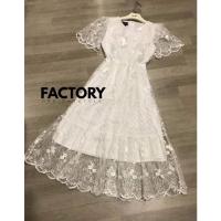 ราคา เดรสลูกไม้ ป้าย Factory (22308631070)