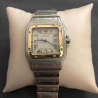 ราคา นาฬิกา Cartier Santos vintage medium size 31mm มือสอง (1421017968)
