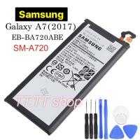 ราคา แบตเตอรี่ เดิม Samsung Galaxy A7 2017 A720 SM-A720 A720F SM-A720S 3600mAh EB-BA720ABE พร้อมชุดถอด (5967762179)