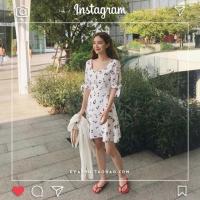 ราคา เดรสลายเชอร์รี่ Dress Cherry (7903391830)