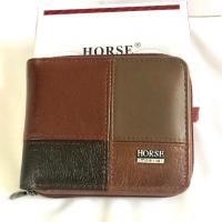 ราคา กระเป๋าสตางค์หนังแท้100% (ซิปรอบ) ทนทาน ทันสมัย ยี่ห้อHorse Imperial (6139945332)