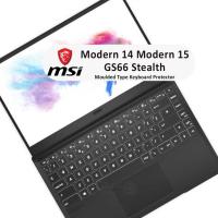 ราคา แผ่น TPU ป้องกันคีย์บอร์ด สําหรับ MSI Modern 14 Modern 15 GS66 GE66 (17109320487)
