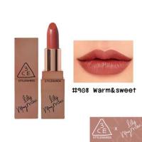 ราคา 3CE Lily Maymac Matte Lip Color #908 (499135588)