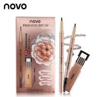 ราคา Novo Eyebrow ดินสอเขียนคิ้ว novo ดินสอเขียนคิ้ว แถมไส้ดินสอ + บล๊อกคิ้ว 3 ชิ้น (20420596400)