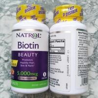 ราคา NATROL BIOTIN 5,000 mcg 90 เม็ด (2894375142)