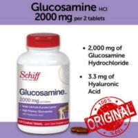 ราคา EXP 03/2020พร้อมส่ง แท้ % Schiff Glucosamine Tablets with Hyaluronic Acid 2000mg 150 Coated Tablets (1642734194)