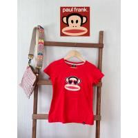 ราคา Paul Frank x cotton x M T-shirt สีแดงน่ารัก อก 32 ยาว 21 Code : 753(6) (21089457454)