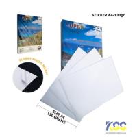 ราคา กระดาษสติ๊กเกอร์ เนื้อมันวาว Super Glossy Photo Sticker Paper 130G (แพ็คละ 100 แผ่น) (5872456908)