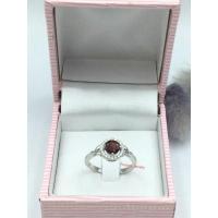 ราคา แหวนโกเมน เงินแท้ 925 ชุบทองคำขาว (14349017353)