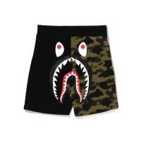 ราคา BAPE 1st Camo Back Shark Sweat Shorts (BLACK/GREEN) (15089239175)