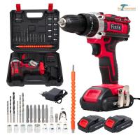 ราคา Finris สว่านไร้สาย 198V สว่านกระแทก 3 ระบบ แบตเตอรี่ 2 ก้อน สว่านแบต สว่านพร้อม อุปกรณ์ เครื่องมือช่าง รวม 32ชิ้น รุ่นส (19835959393)