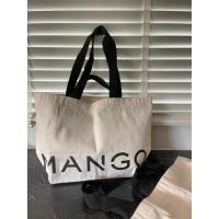 ราคา Mango Tote bag กระเป๋าผ้าแคนวาส หูสั้นและยาว ของแท้100% (21188135160)