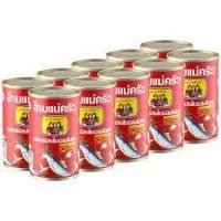 ราคา ปลากระป๋อง ตราสามแม่ครัว ปลาซาร์ดีนในซอสมะเขือเทศ แบบฝางัด ขนาด 155 กรัม แพ็ค x10กระป๋อง (22450901545)