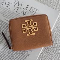 ราคา พร้อมส่ง Tory มือหนึ่ง สีน้ำตาล Tory Burch Britten Mini Wallet กระเป๋าสตางค์ (9645047082)