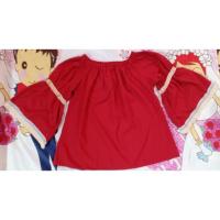 ราคา เสื้อโบฮีเมี่ยน สีแดง แขนยาว มือ2 (2060689750)