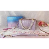 ราคา กระเป๋าสะพายข้าง Proud สีม่วงพาสเทล ไซส์ 7.5" (8366940904)