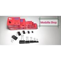 ราคา ตราสิงห์ คลิปดำ Binder Clips, Fold Back Clips No. 108, 109, 110, 111, 112 กล่องละ 12 ตัว (7933403254)