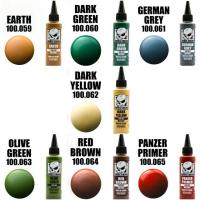 ราคา สีโทนทหาร SKULL COLOR สีพร้อมใช้สำหรับงานแอร์บรัช (1538793235)
