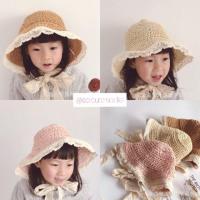 ราคา หมวกสาน ผูกคางเด็กโต#งานเกาหลี#พร้อมส่งค่ะ (2058516475)