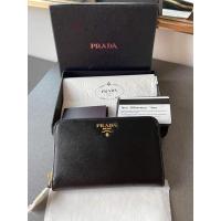 ราคา New Prada saffiiano metal 1m1157 wallet in nero (18351500444)