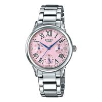 ราคา Casio Sheen นาฬิกาข้อมือผู้หญิง สายสเตนเลส รุ่น SHE-3049D-4A - สีเงิน (1419764602)