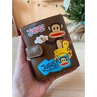 ราคา ❌SOLD❌ มือสองสภาพดี กระเป๋าสตางค์ 3 พับ Paul Frank ของแท้ จากช็อป สีน้ำตาล มีช่องใส่เหรียญ ใส่บัตร (18370868444)