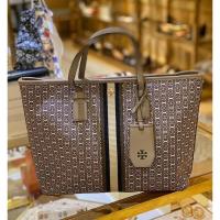 ราคา ของแท้ ส่งฟรี ❗ Tory burch แท้ GEMINI LINK CANVAS SMALL TOTE (5369995198)