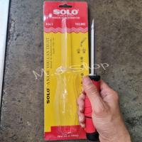 ราคา SOLOไขควงหัวสลับ 8 ใน 1 # 802ไขสกรูแบน 6 มม.หรือปากแฉก ขนาด #0,#1,#2,#3หรือ ดอกจัน #1,#2#screwdriver (23811533226)