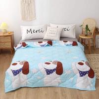 ราคา No.4 ผ้าห่มใยไหม ลายน้องสุนัข ผ้านุ่มห่มสบาย ขนาด6ฟุต (3363073540)