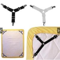 ราคา [ เซ็ท 4 ชิ้น ] Gion - สายรัดผ้าปูที่นอน สายรัดมุมเตียงนอน ยางรัดมุมเตียงนอนให้ตึง 4.7 (8966601809)