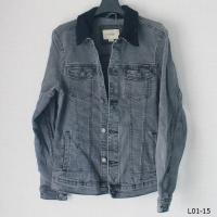 ราคา เสื้อยีนส์ PULL&BEAR แจ็คเก็ตยีนส์ Jacket Jean เสื้อคลุมยีนส์ L01-15 (5041131362)