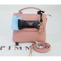 ราคา กระเป๋าแบรนด์แท้ หน้าโบว์สีชมพู แต่วโบว์สีดำ (2301562068)