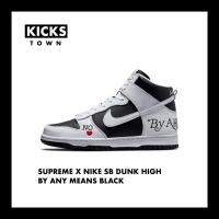 ราคา SUPREME X NIKE SB DUNK HIGH BY ANY MEANS BLACK (17219651180)