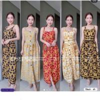 ราคา ❌ถูกที่สุดในแอพ❌Maxi dress ลาย Versace (1309263934)