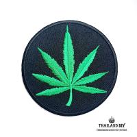 ราคา ตัวรีดติดเสื้อ งานปัก ลาย ใบกัญชา รูปกัญชา งานศิลปะ Reggae Ganja Patch wop DIY ตัวรีด เสื้อผ้า กระเป๋า อาร์ม เด็กแว้น (6941410235)