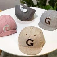 ราคา [พร้อมส่ง]หมวกเด็ก 1เดือน - 1ขวบ รอบหัว 46-48 cm. หมวกแก๊ป ปักตัวอักษร G (7339982615)