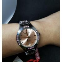 ราคา [ใส่โค้ดส่วนลดSMAMAY150]นาฬิกา US Submarine รุ่น J163LD หน้าชมพูล้อมเพชร (2926459700)