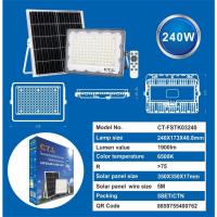 ราคา โคมไฟLED โซล่าเซลล์ 60w 120w 240w 360w ใช้พลังงานแสงอาทิตย์ กันน้ำIP67 solar flood light (20564600845)
