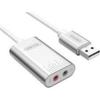 ราคา New Unitek Y-247A Aluminium USB to Stereo Sound Card Audio Converter Controller (21931451389)