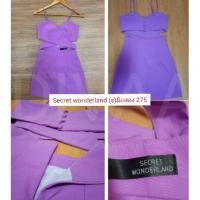 ราคา เดรสงานป้าย secret wonderland (s) มือสอง สีแจ่ม งานสวย (7740574164)