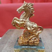 ราคา ม้ามงคล 6นิ้ว ยืนเหรียญทอง (1325545587)