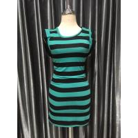 ราคา D25. เดรสแขนกุดไหมพรม สีเขียวมิ้น (7648620339)